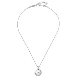 Серебряное колье с подвеской из жемчуга и фианитами  Majorica Exquisite