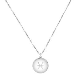 Серебряное колье с подвеской из жемчуга Мабэ Рыбы Majorica Zodiac