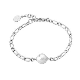 Браслет цепочка с жемчугом Majorica Modern Metals
