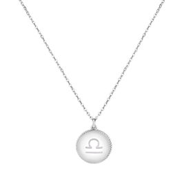 Серебряное колье с подвеской из жемчуга Мабэ Весы Majorica Zodiac