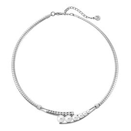 Серебряное колье с жемчугом Majorica Galtea