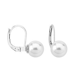 Серебряные серьги с жемчугом  Majorica Classic