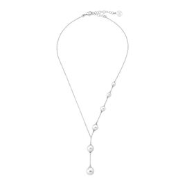 Серебряное колье с круглым жемчугом Majorica Fine Silver