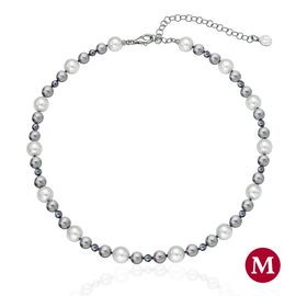Колье из круглого жемчуга мультиколор Majorica Estela