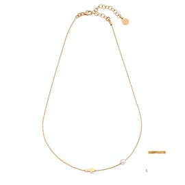 Колье с жемчугом из золота Majorica Angel