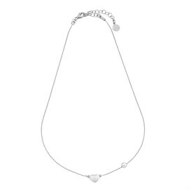 Серебряное колье с сердцем и жемчугом Majorica Angel