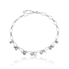 Колье с подвесками из жемчуга Majorica Modern Metals