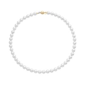 Жемчужное ожерелье с золотом Majorica Gold Sparkle