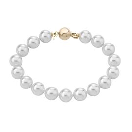 Браслет из жемчуга с золотом Majorica Gold Sparkle