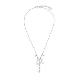 Серебряное колье с подвесками и жемчугом Majorica Fine Silver