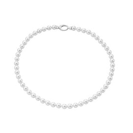 Серебряное колье из органического жемчуга Majorica Classic