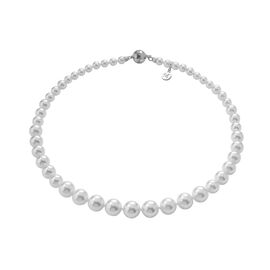 Колье из органического жемчуга белое Majorica Classic