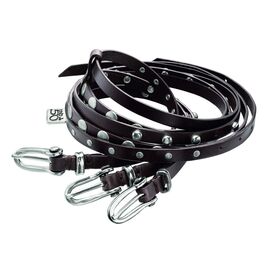 Кожаный ремень коричневый UNOde50 Studded