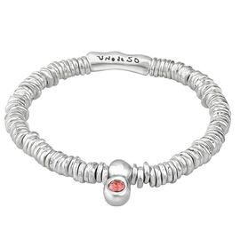 Серебряный браслет с кристаллом Сваровски UNOde50 Orange stone