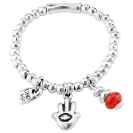 Серебряный браслет женский на руку с талисманами UNOde50 Talisman