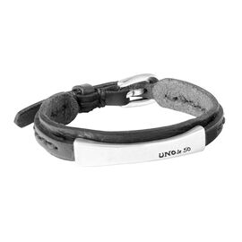 Кожаный браслет мужской UNOde50 Seatbelt on