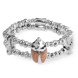 Серебряный браслет женский из бусин UNOde50 It´s cacture