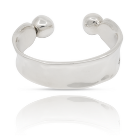 Серебряный браслет на руку жесткий UNOde50 Aligned