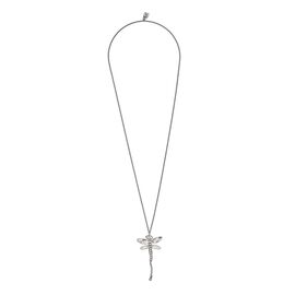 Женское ожерелье серебряное Стрекоза UNOde50 Long dragonfly