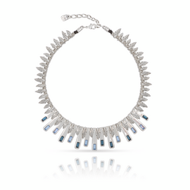 Серебряное ожерелье с камнями UNOde50 Little Nightbird