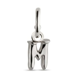 Серебряная подвеска для пирсинга Буква мини M UNOde50 CALL ME