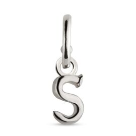 Серебряная подвеска для пирсинга Буква мини S UNOde50 CALL ME