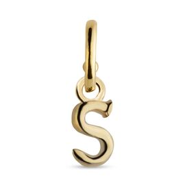 Золотая подвеска для пирсинга Буква мини S UNOde50 CALL ME