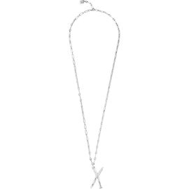 Серебряная подвеска женская X большая UNOde50