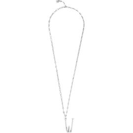 Серебряная подвеска женская W большая UNOde50