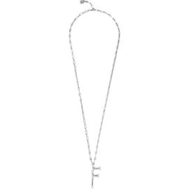Серебряная подвеска женская F большая UNOde50