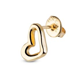 Золотая серьга женская в ухо UNOde50 коллекции Piercing