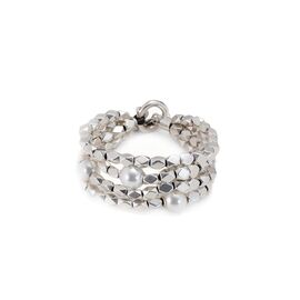 Серебряный браслет с жемчугом UNOde50 End Pearl