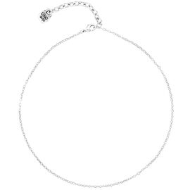 Серебряная цепочка женская короткая (No.4) UNOde50