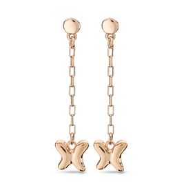 Золотые серьги женские Бабочка UNOde50 Wings