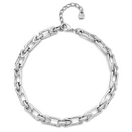 Серебряное колье женское с прямоугольными звеньями UNOde50 Splendid