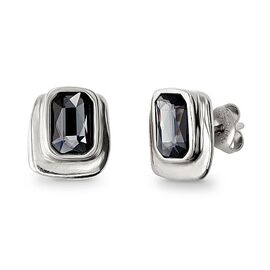 Серебряные серьги женские с кристаллами Сваровски UNOde50 Ser Magnetica