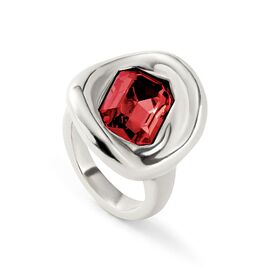 Серебряное кольцо женское с кристаллом Сваровски UNOde50 Ser Valiente, Размер (мм): 17,3-17,7