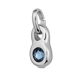 Серебряная подвеска с кристаллом Сваровски UNOde50 La vie en bleu