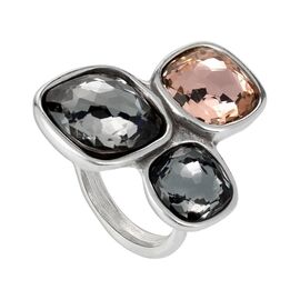 Серебряное кольцо с кристаллами Сваровски UNOde50 Ladies, Размер (мм): 17,3-17,7