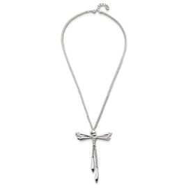 Серебряное колье женское длинное Стрекоза UNOde50 Betterfly