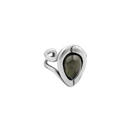 Серебряное кольцо женское серое Ciclon Fanlo