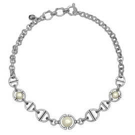 Серебряное колье с жемчугом Ciclon Cocco