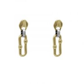 Золотые серьги длинные Ciclon Gen Oro