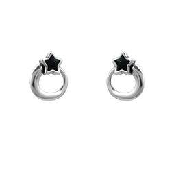 Серебряные серьги женские с муранским стеклом Ciclon Estella