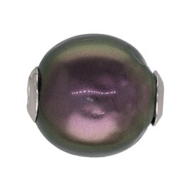 Серебряная подвеска женская с черным жемчугом Majorica Zindis