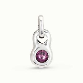 Серебряная подвеска с кристаллом Сваровски UNOde50 La vie en rose