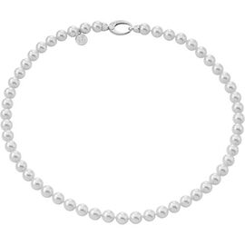 Серебряное ожерелье из жемчуга Majorica Classic