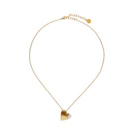 Золотая подвеска с жемчугом Majorica Dolce cuore