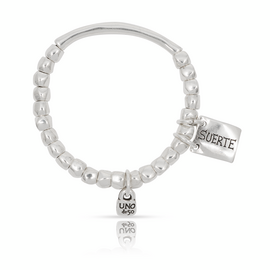 Серебряный браслет с подвеской Удача UNOde50 Lucky, Размер (мм): 155