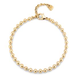 Золотой браслет женский из сферических бусин UNOde50 Emotions